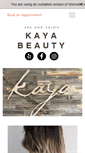 Mobile Screenshot of kayabeauty.com